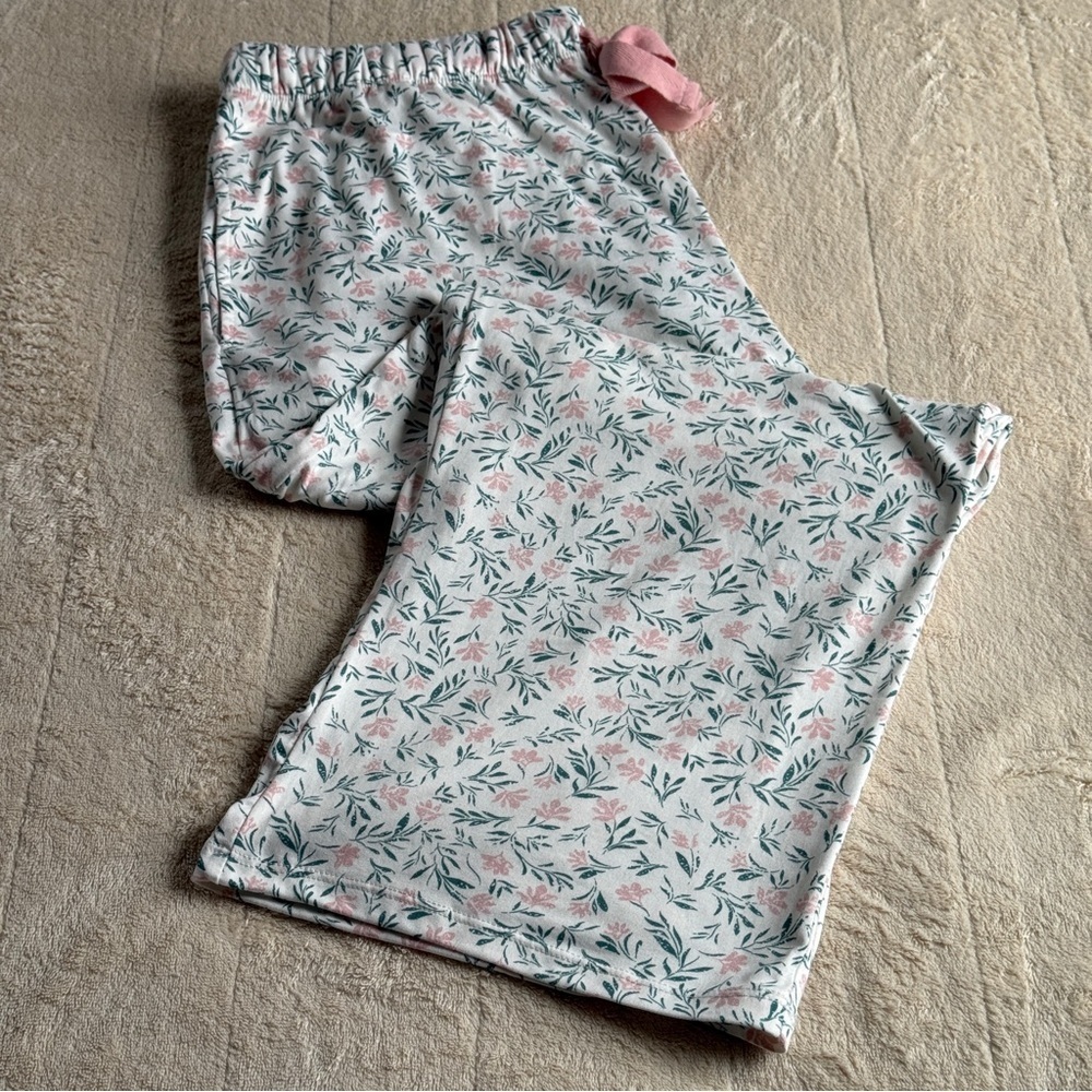 New Directions Floral Pajama Pants with Pink Accents Size L - Picture 2 of 10